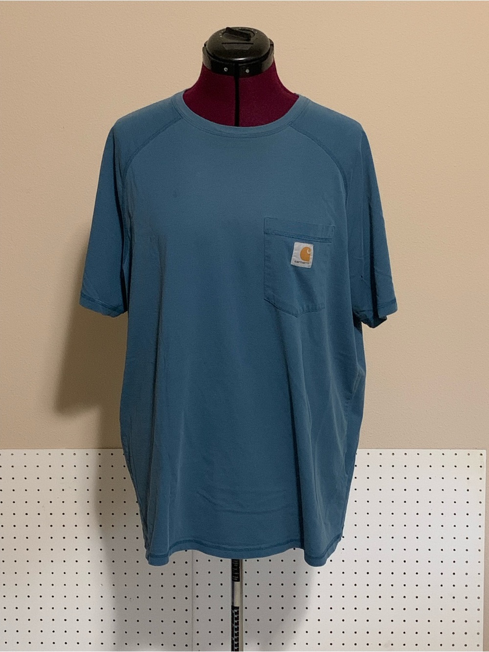 Carhartt Men's Short Sleeve Pocket Tee in Teal